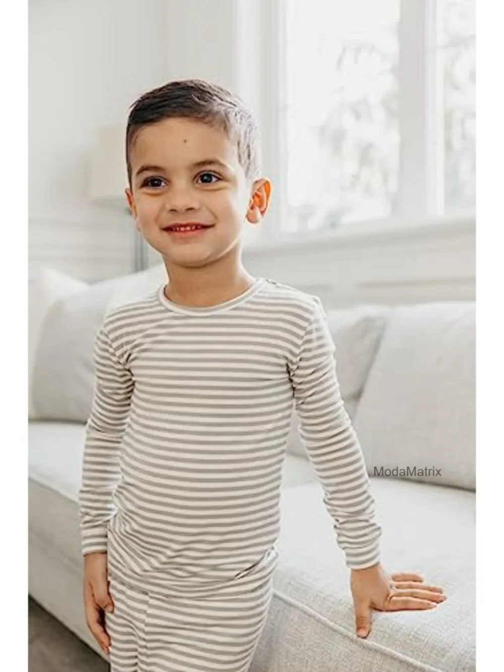 Kids' Long Sleeve Pajama Set Ultra-Soft Tag-Free 2 Piece